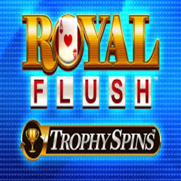 Royal Flush Trophy Spins slot logo by Greentube at Bol Casino